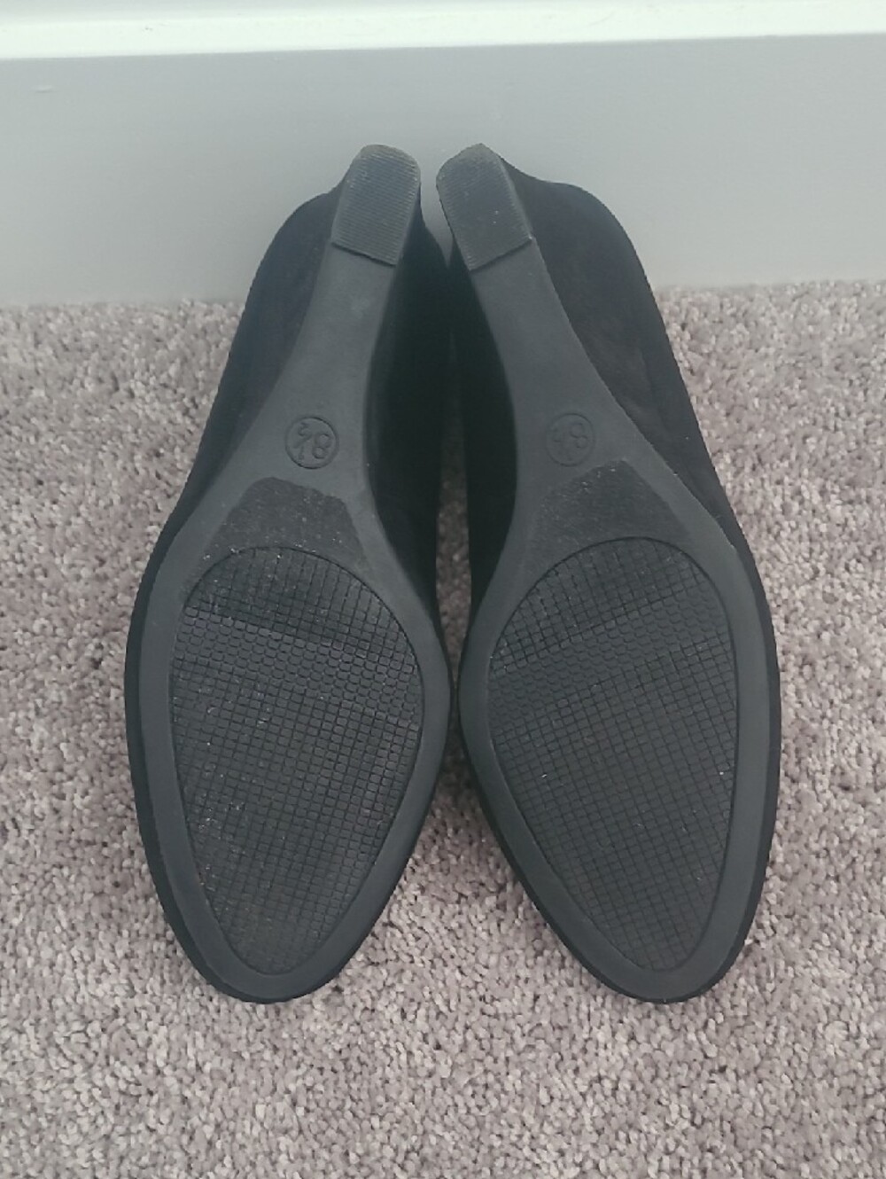 a new day Black Suede-Look Round-Toe Pumps - Picture 5 of 5